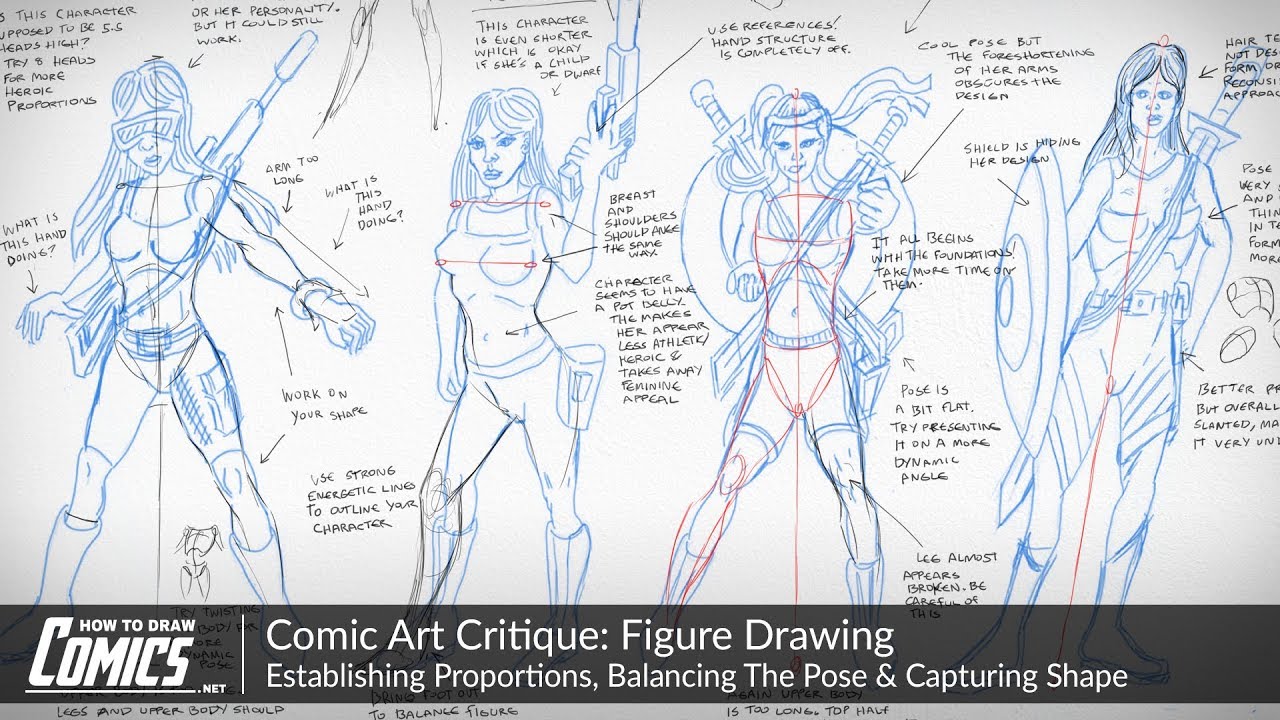 comic-art-critique-figure-drawing-establishing-proportions