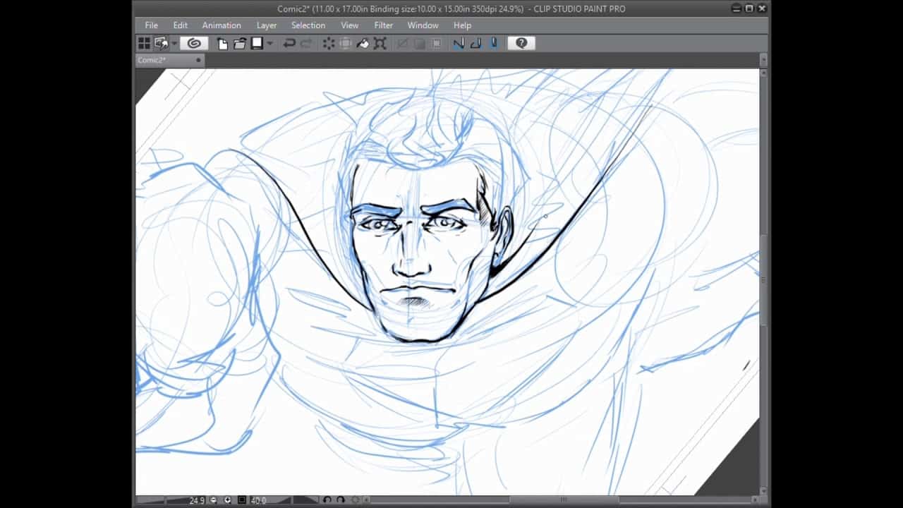 Superman Speed Drawing Sketch - Comicsgate.org