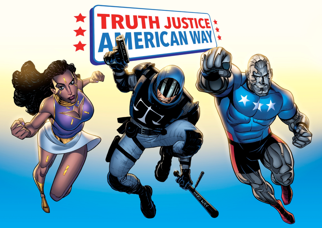 truth justice and the american way t shirt