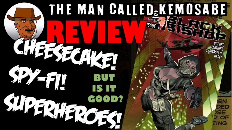 (REVIEW) BLACK BISHOP #1 CHEESECAKE, SPY-FI and SUPERHEROES! Does This Mix Make a Good Comic?