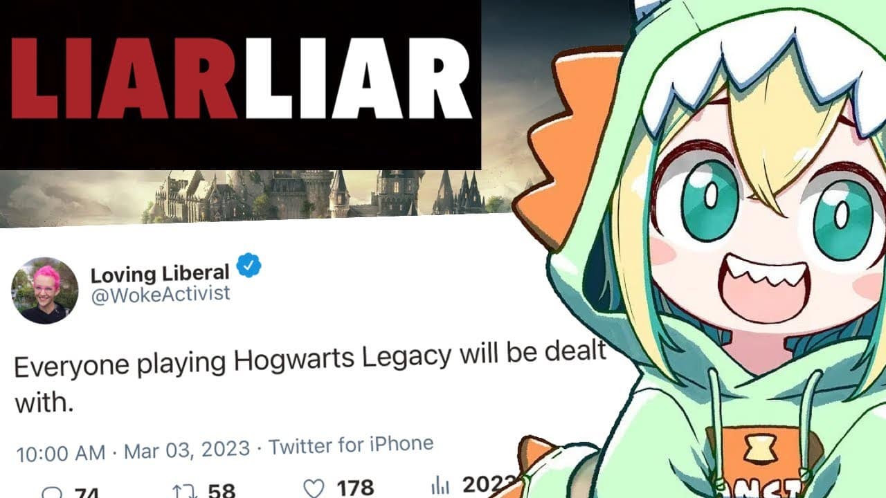 W0KE freaks call Vtuber Pikamee a LIAR!? Hogwarts Legacy haters are  actually stand up people?! 