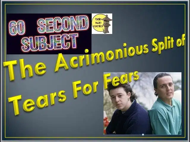 The Acrimonious Split of Tears For Fears – Curt Smith & Roland Orzabal
