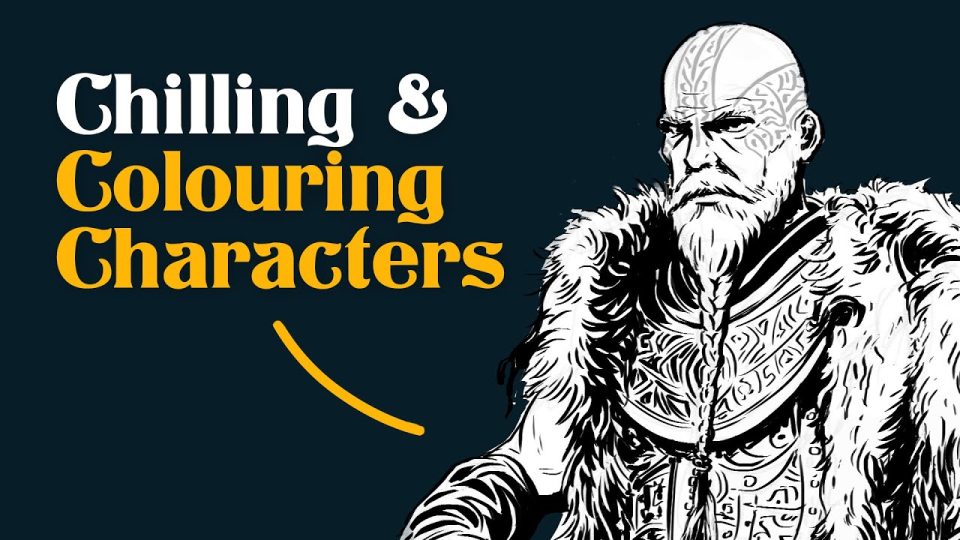 Live Colouring Some Characters – Digital Watercolour!