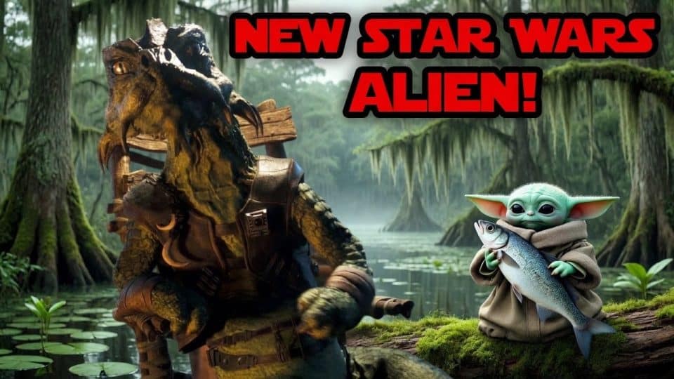 Star Wars Gatori: Grogu’s Fish Heist Swamp Alien in Mandalorian & Grogu!