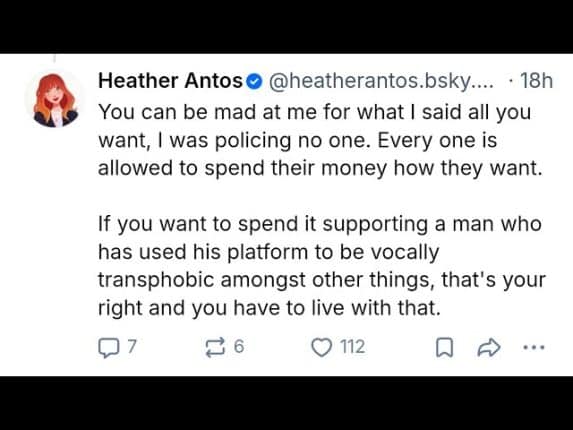 Heather Antos Wants You To BOYCOTT John Byrne’s New MARVEL/ABRAMS Book But NOT His New Book From IDW