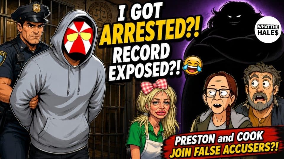 LIVE!  I GOT ARRESTED?! My RECORD EXPOSED! Preston and Cook join Anti Hale$ ACCUSERS?! @WhatTheHales